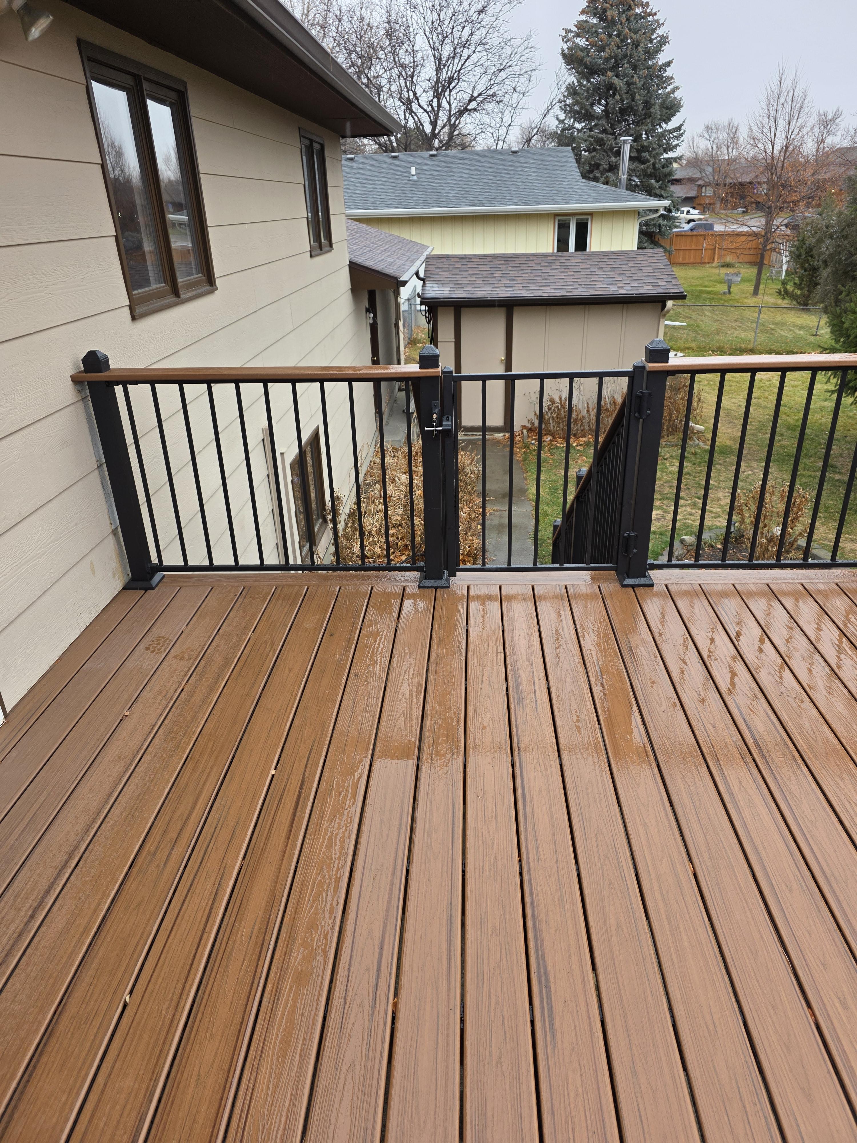 Composite deck build